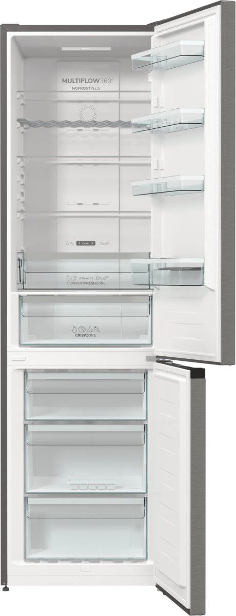 Gorenje G600 NRK620CA2XL4 Pose libre 331 L Gris, Acier inoxydable, Gris foncé