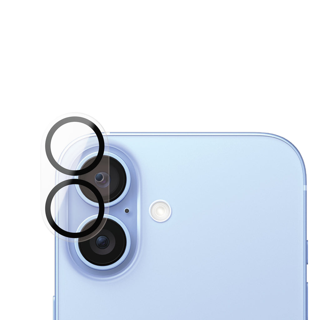 PanzerGlass PicturePerfect Protecteur de Lentille de Caméra pour iPhone 16 et iPhone 16 Plus, Transparent