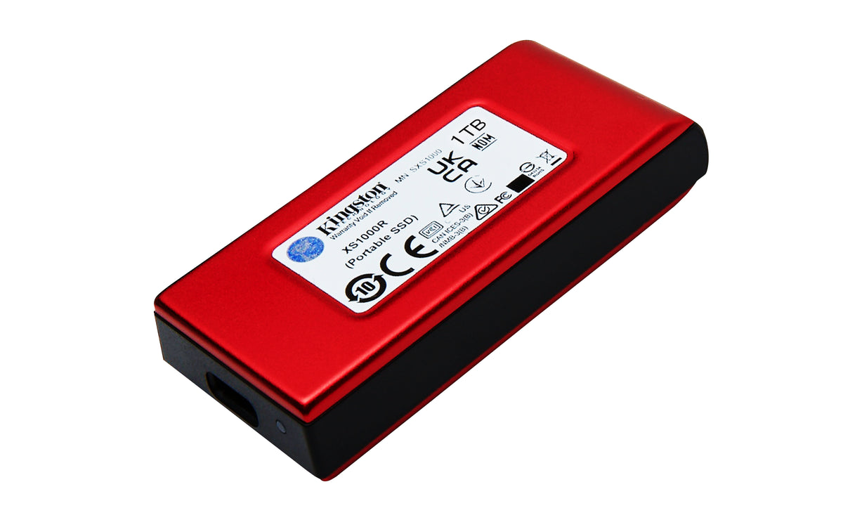 Kingston Technology SSD Externe XS1000 1To USB 3.2 Gen 2, Rouge