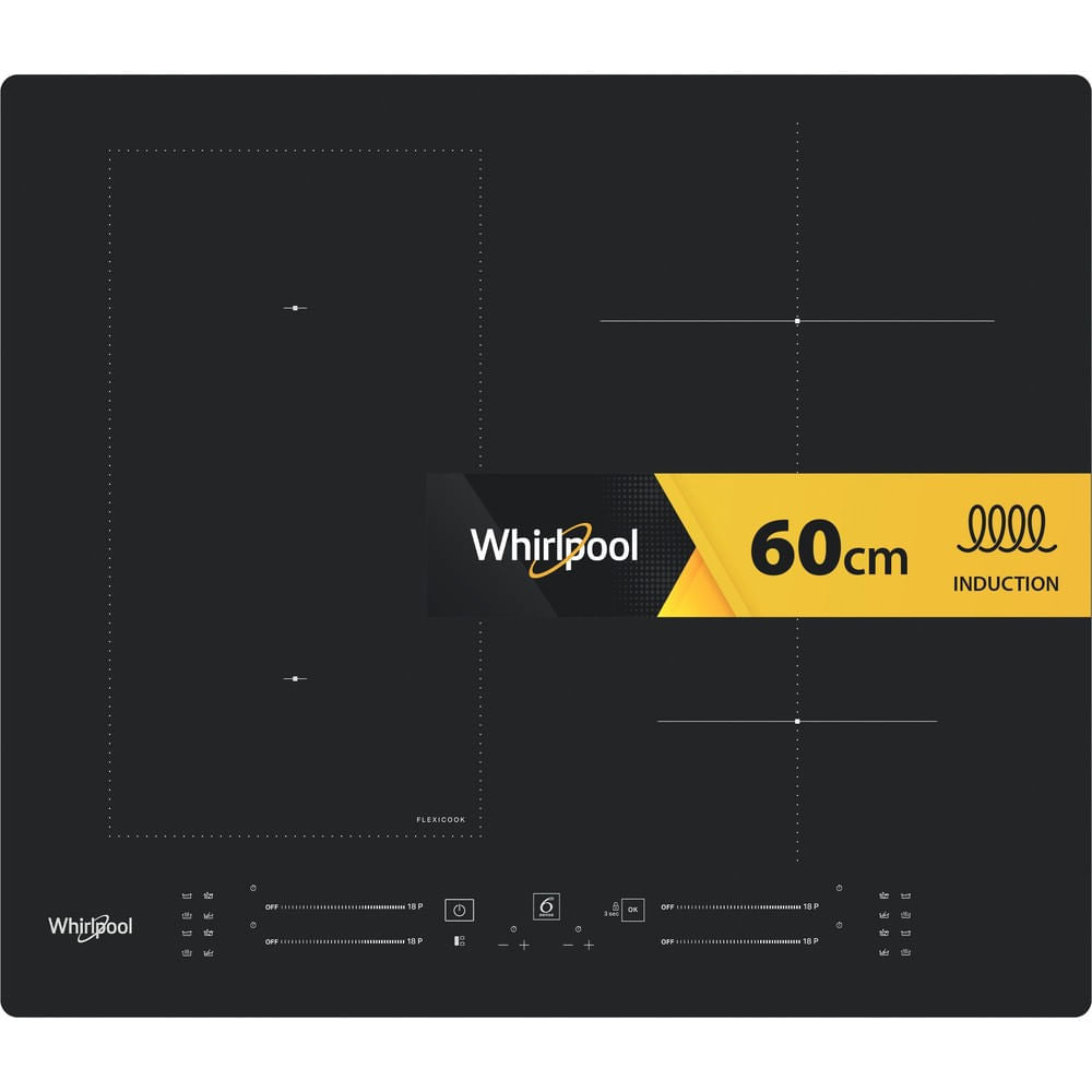 Whirlpool Plaque induction FlexiCook 4 foyers - WLS7960NE -