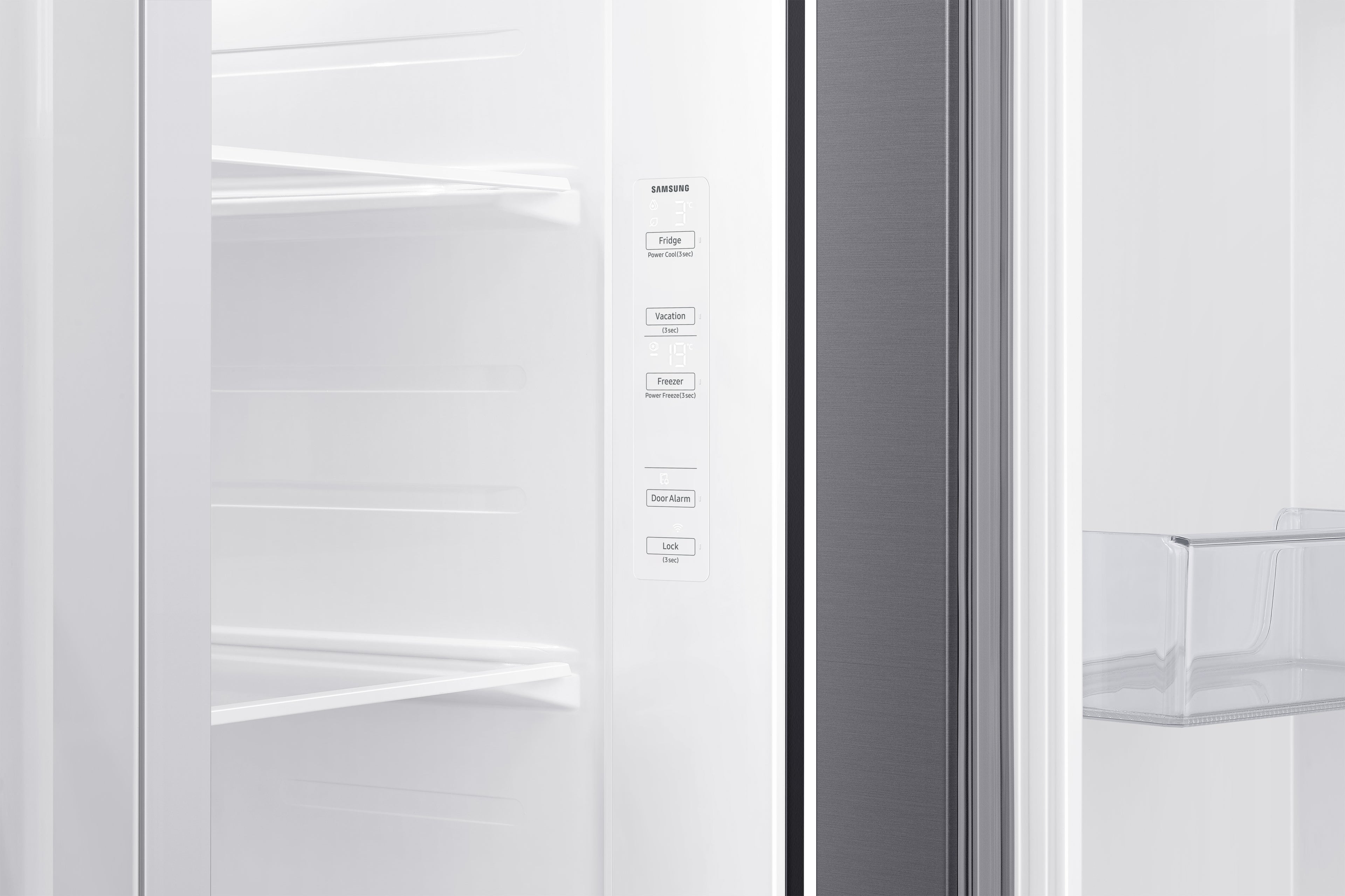 Samsung RS62DG5003S9 frigo américain Pose libre 655 L Acier inoxydable
