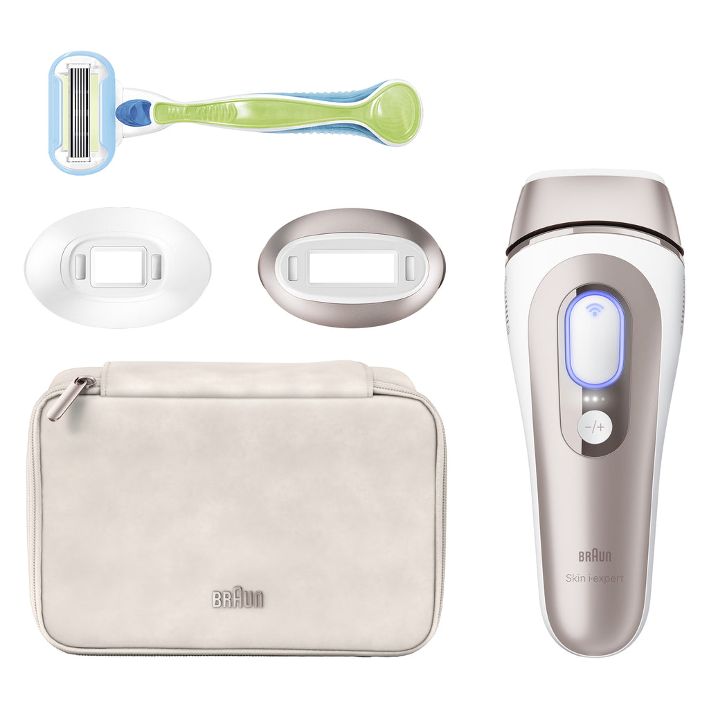 Braun Skin i-expert PL7147 Lumière pulsée Or rose, Blanc