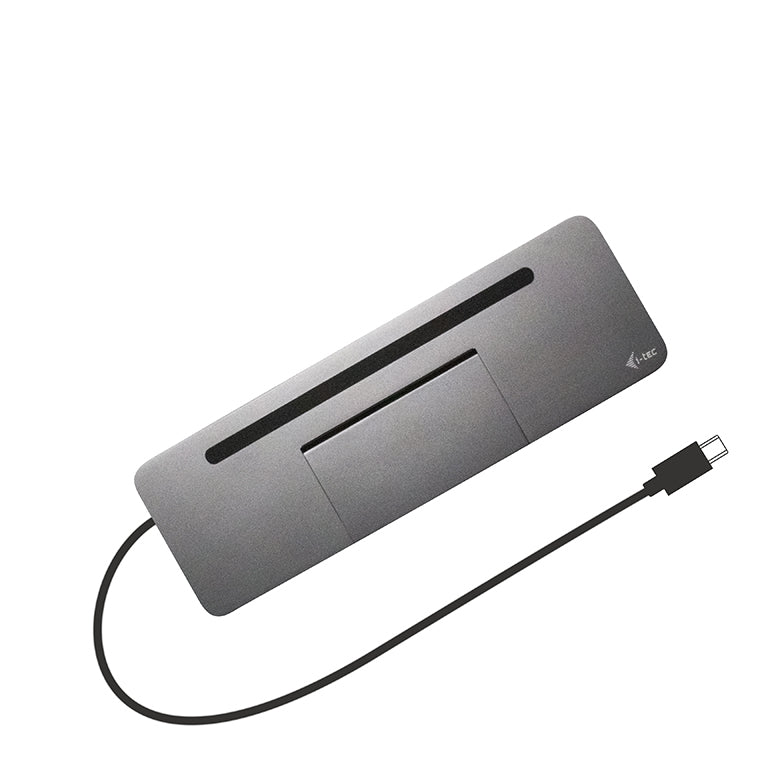 i-tec Station d'accueil USB-C Ergonomique Métallique 4K Triple Affichage et Power Delivery 85W
