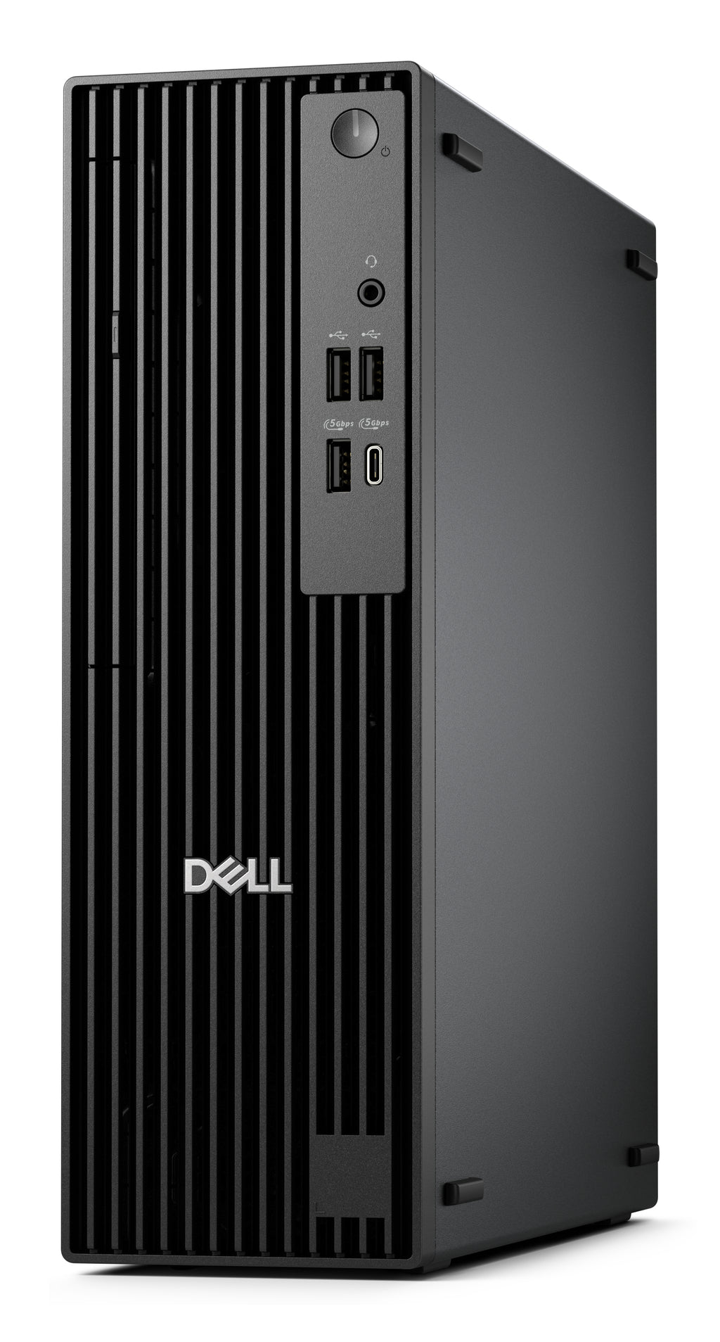 DELL Pro QCS1255 AMD Ryzen™ 5 8600G 16 Go DDR5-SDRAM 512 Go SSD Windows 11 Pro Slim PC PC Noir
