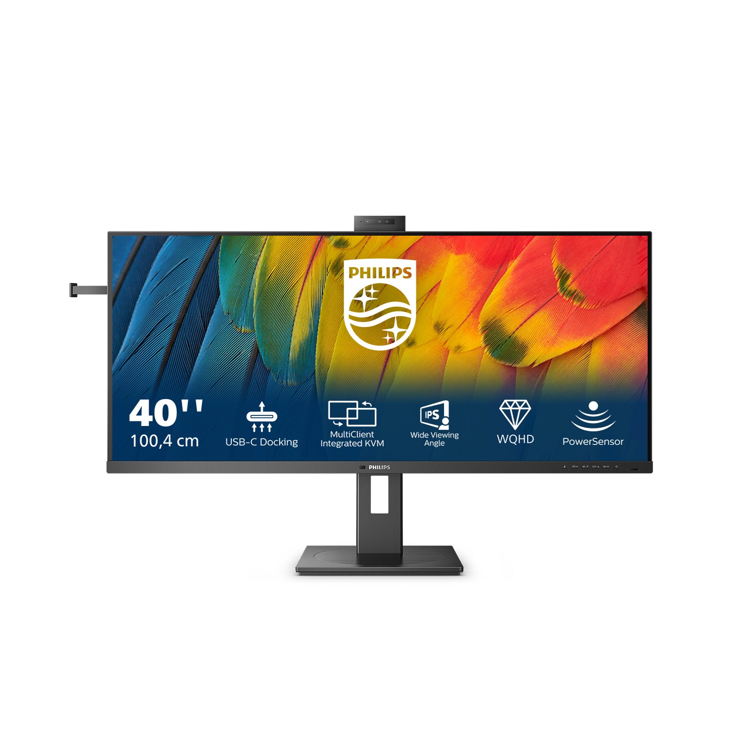 Philips 5000 series 40B1U5601H/00 écran plat de PC 101,6 cm (40") 3440 x 1440 pixels Wide Quad HD LCD Noir