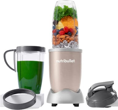 NutriBullet NB907CP 0,946 L Mixeur de cuisine 900 W Noir, Or
