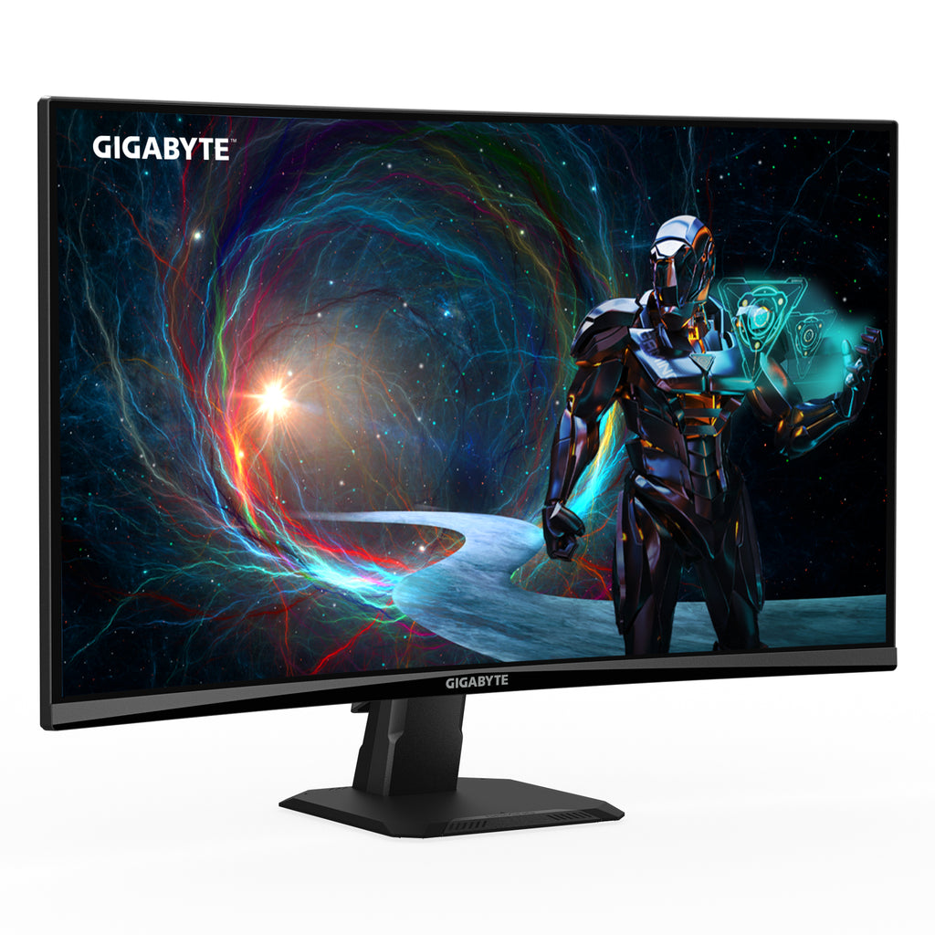 GIGABYTE GS27QCA 27" Moniteur Gaming Incurvé QHD - 2560 x 1440, 180Hz, 1ms, 250 cd/m², FreeSync, HDR Ready, HDMI 2.0, DisplayPort 1.4
