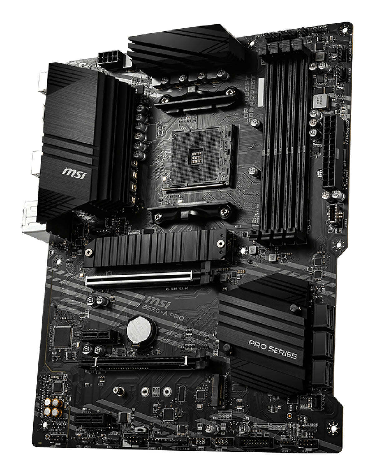 MSI B550-A PRO carte mère AMD B550 Emplacement AM4 ATX - vue 3