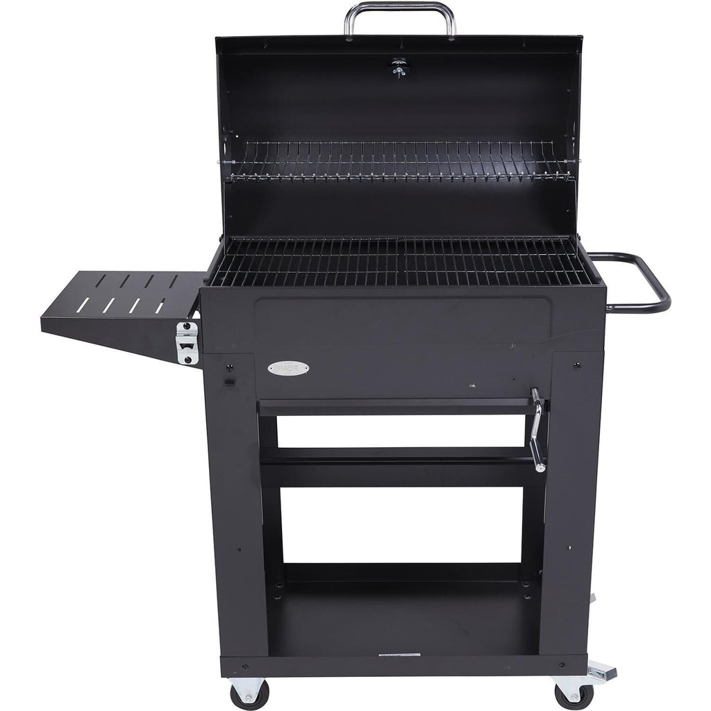 IMOR Barbecue Tonneau à Charbon de bois avec Couvercle Multicuisson Ronda