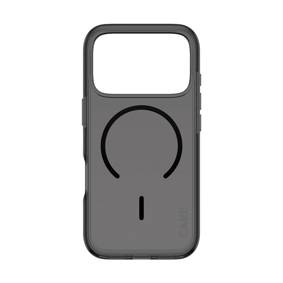 PanzerGlass CARE™ by ® Smokey Case w. Black MagSafe iPhone 17 Pro coque de protection pour téléphones portables Housse Noir