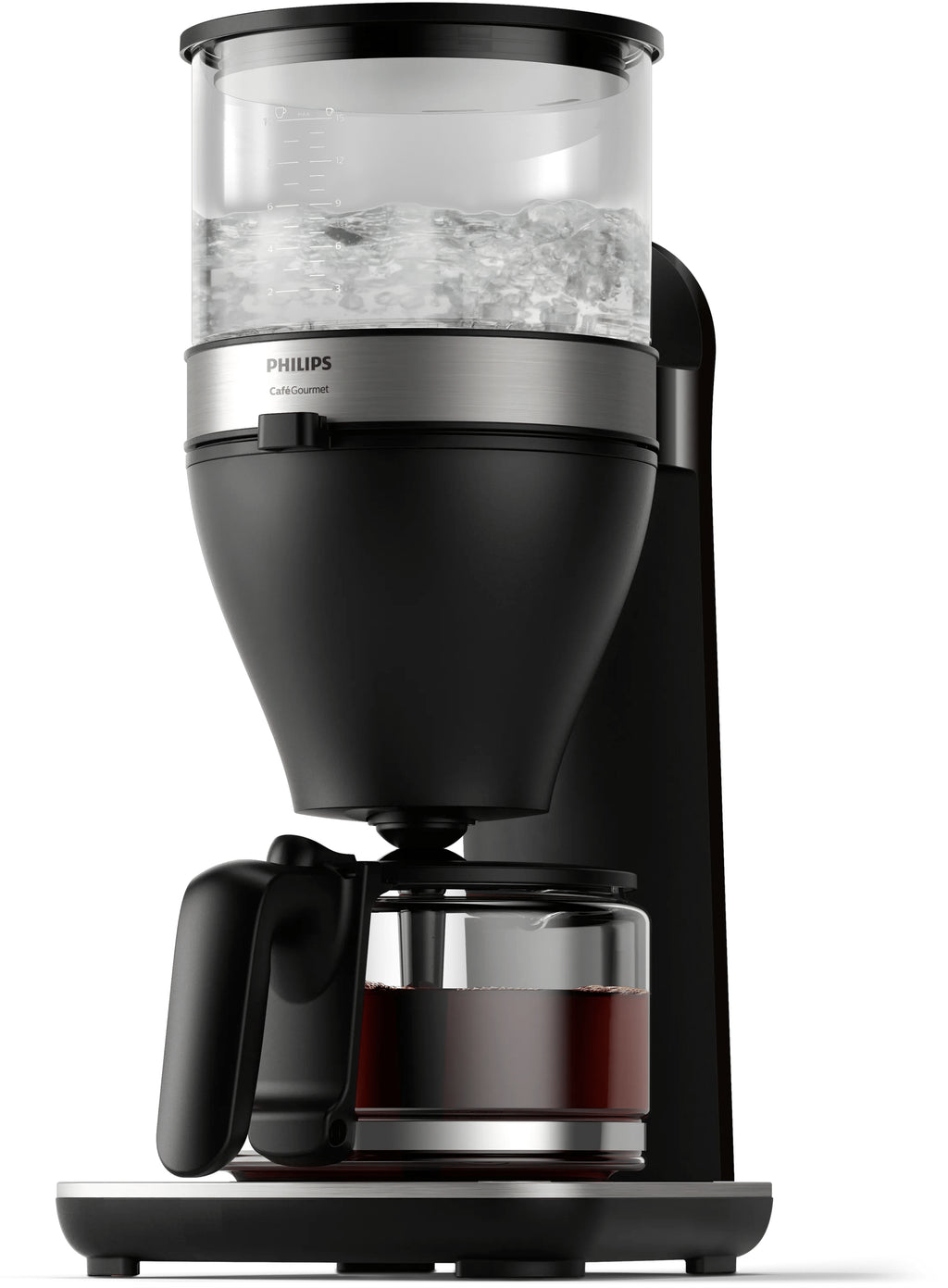 Philips Café Gourmet Gourmet Collection HD5416/60 Cafetière Filtre, 15 Tasses, Boil and Brew, Noir