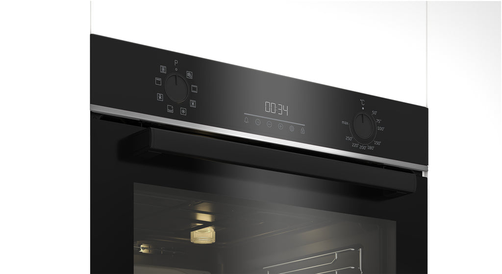 Beko b300 BBIR13300XC four 72 L Noir, Acier inoxydable
