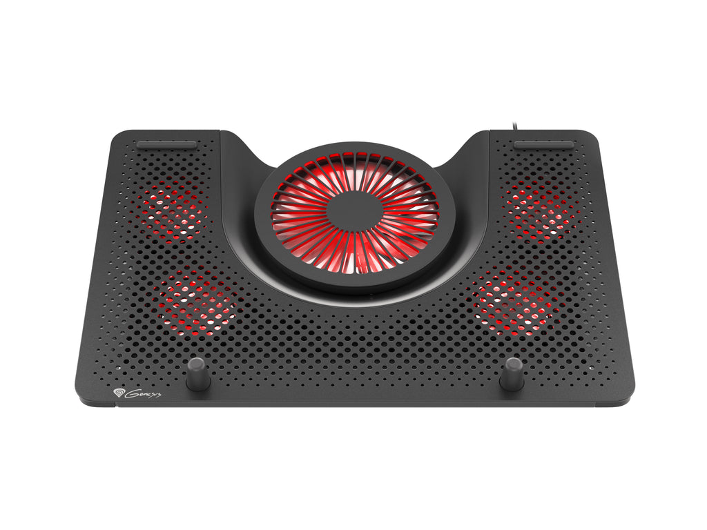 Système de refroidissement pour ordinateur portable Oxid 550, jusqu'à 17.3 pouces, 2800 tr/min, Noir