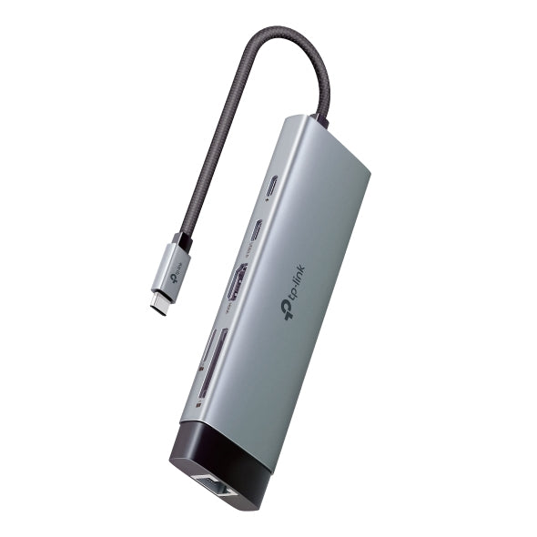 TP-Link UH9120C Hub USB 3.2 Gen 1 Type-C, 5000 Mbit/s, HDMI, RJ-45, Lecteur SD/MicroSD