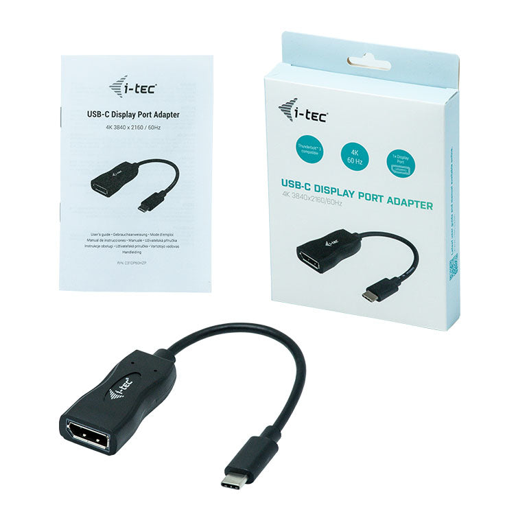 i-tec Adaptateur USB-C vers DisplayPort 4K 60Hz - vue 4