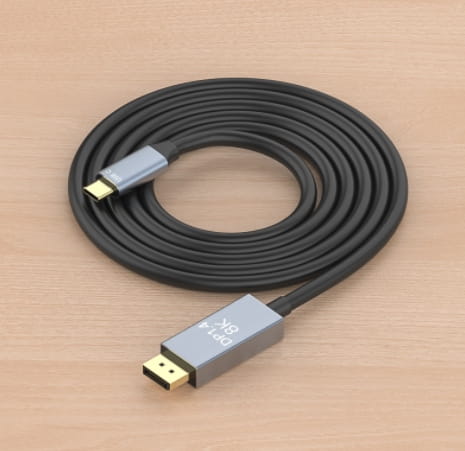Câble USB-C vers DisplayPort 8K, 5K, 4K, DisplayPort, MacBook, Thunderbolt 3.0/4.0, 240 Hz, Zenwire ZC-1