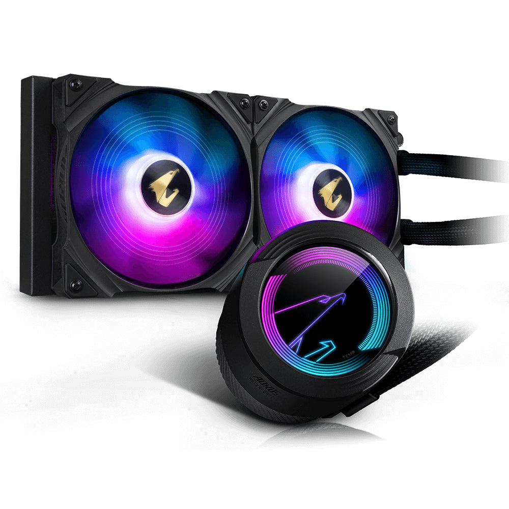 GIGABYTE AORUS WATERFORCE 280 Refroidisseur de Liquide Tout-en-un, Noir