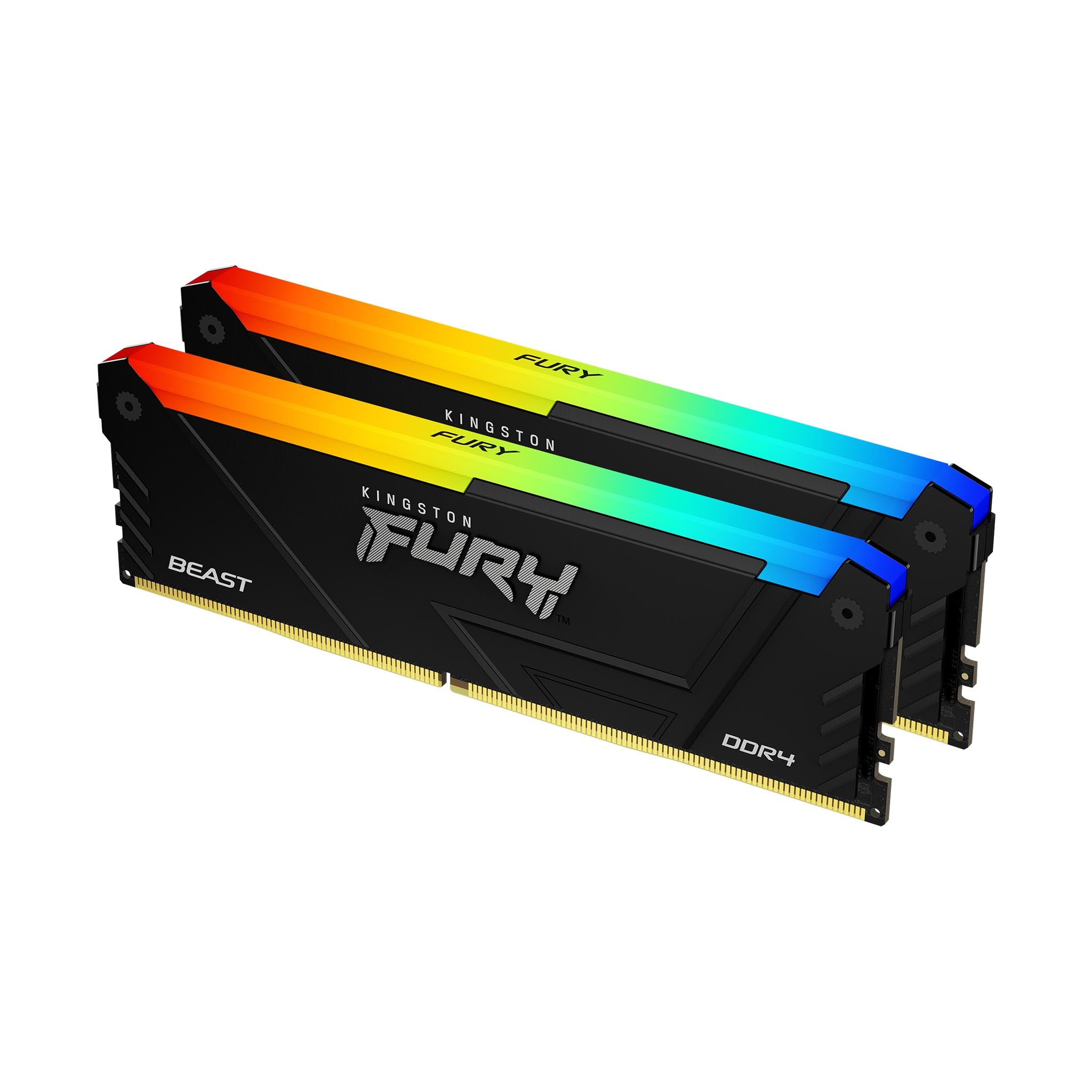 Kingston Technology FURY Beast 64GB 3200MT/s DDR4 CL16 DIMM (Kits de 2) RGB