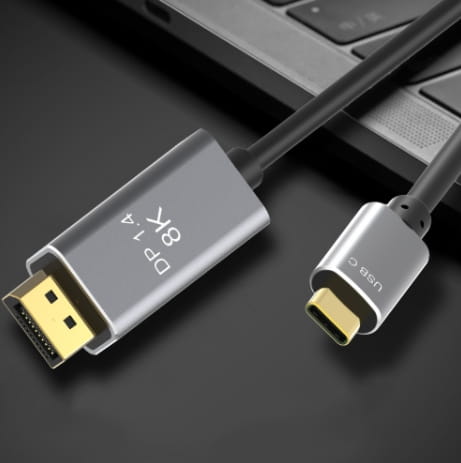Câble USB-C vers DisplayPort 8K, 5K, 4K, DisplayPort, MacBook, Thunderbolt 3.0/4.0, 240 Hz, Zenwire ZC-1