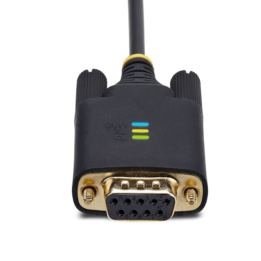 StarTech.com Câble Adaptateur USB vers Série Null Modem 2m, FTDI, USB-A vers DB9 RS232