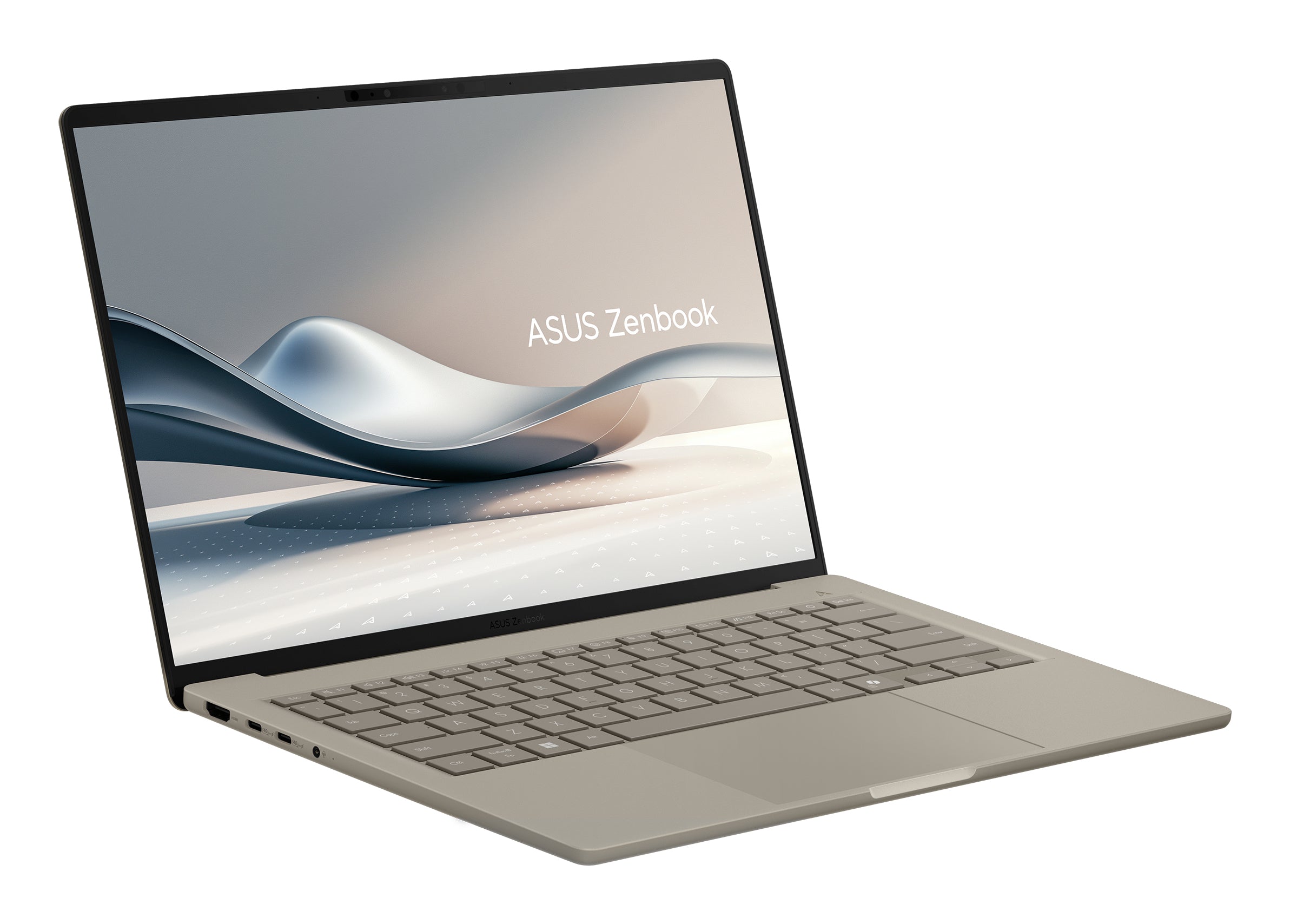 ASUS Zenbook A14 UX3407QA-X1P512 Copilot+ PC Snapdragon X1P-42-100 Ordinateur portable 35,6 cm (14") WUXGA 16 Go LPDDR5x-SDRAM 512 Go SSD Wi-Fi 6E (802.11ax) Windows 11 Home Beige