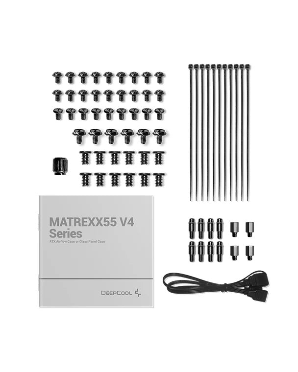 DeepCool MATREXX 55 V4 C Tower ATX Strømforsyning Sort