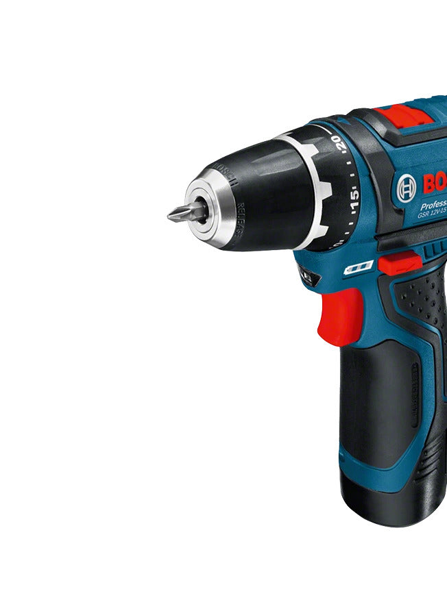 Bosch Bosch Akku-Bohrschrauber 12 V Li-Ion 1300 tr/min Noir, Bleu, Rouge