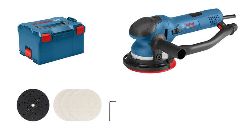 Bosch Bosch GET 75-150 Professional Ponceuse orbitale aléatoire 7300 tr/min 14600 OPM Noir, Bleu 750 W
