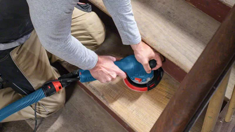 Bosch Bosch GET 75-150 Professional Ponceuse orbitale aléatoire 7300 tr/min 14600 OPM Noir, Bleu 750 W