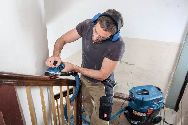 Bosch Bosch GET 55-125 Professional Ponceuse orbitale aléatoire 7800 tr/min 15600 OPM Noir, Bleu 550 W
