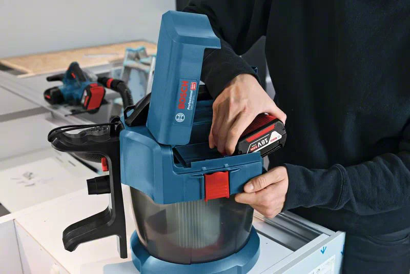 Bosch Bosch GAS 18V-10 L Professional Noir, Bleu