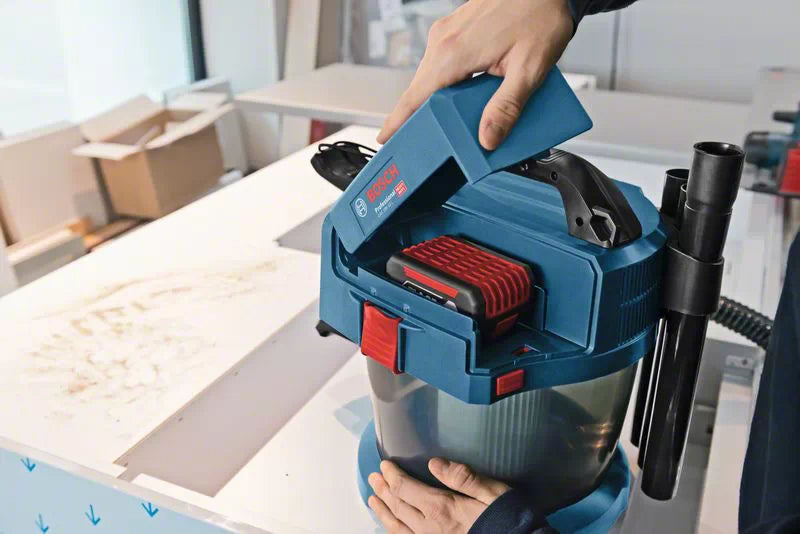 Bosch Bosch GAS 18V-10 L Professional Noir, Bleu