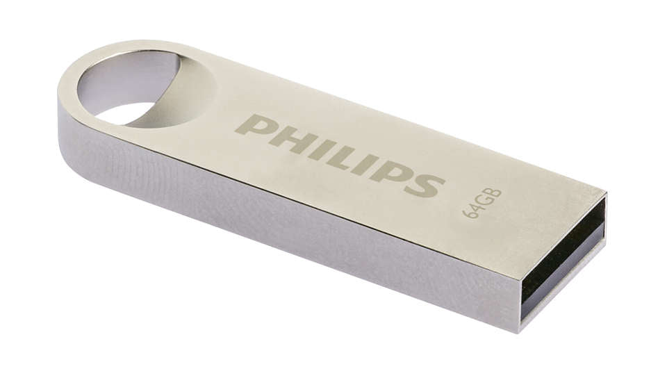 Philips Moon Edition 2.0 lecteur USB flash 64 Go USB Type-A Argent