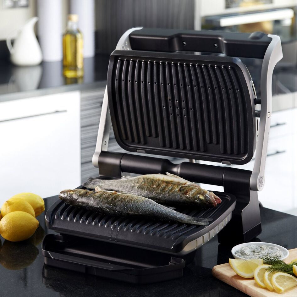 Tefal OptiGrill+ GC712D34 Grill Sølv - vue 8