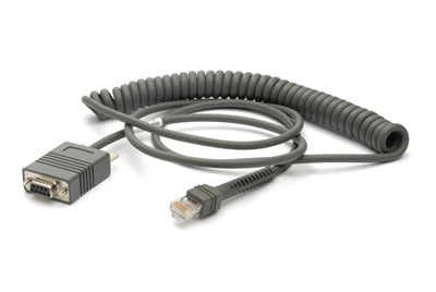 Câble de Signal RS232 Motorola, DB-9 Mâle vers Mâle, 2,7 m, Gris