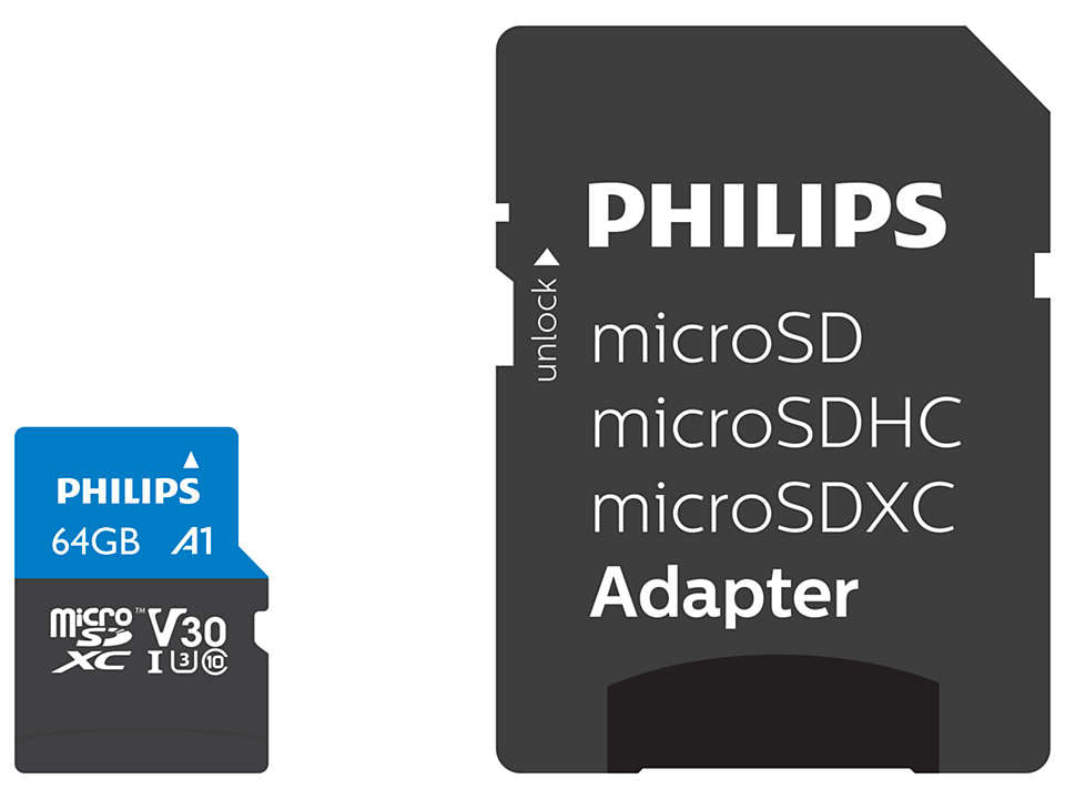 Philips FM64MP65B 64 Go MicroSDXC UHS-I Classe 10