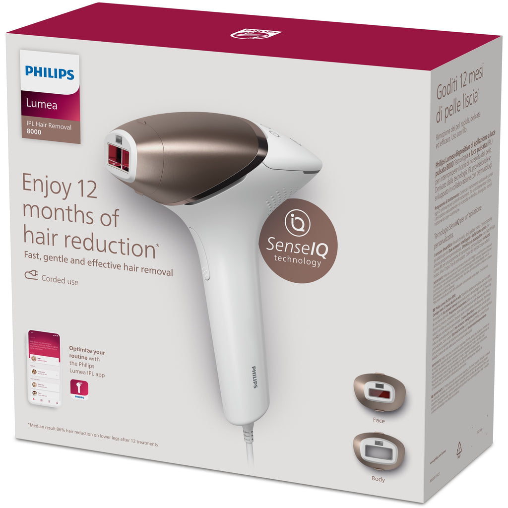 Philips Philips Lumea Prestige Lumea IPL 8000 Series BRI945/00 Épilateur à lumière pulsée avec SenseIQ