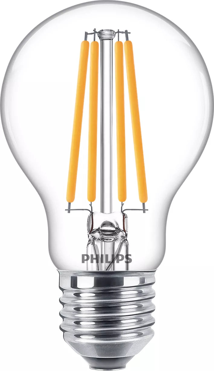 Philips Ampoule transparente à filament 100 W A60 E27