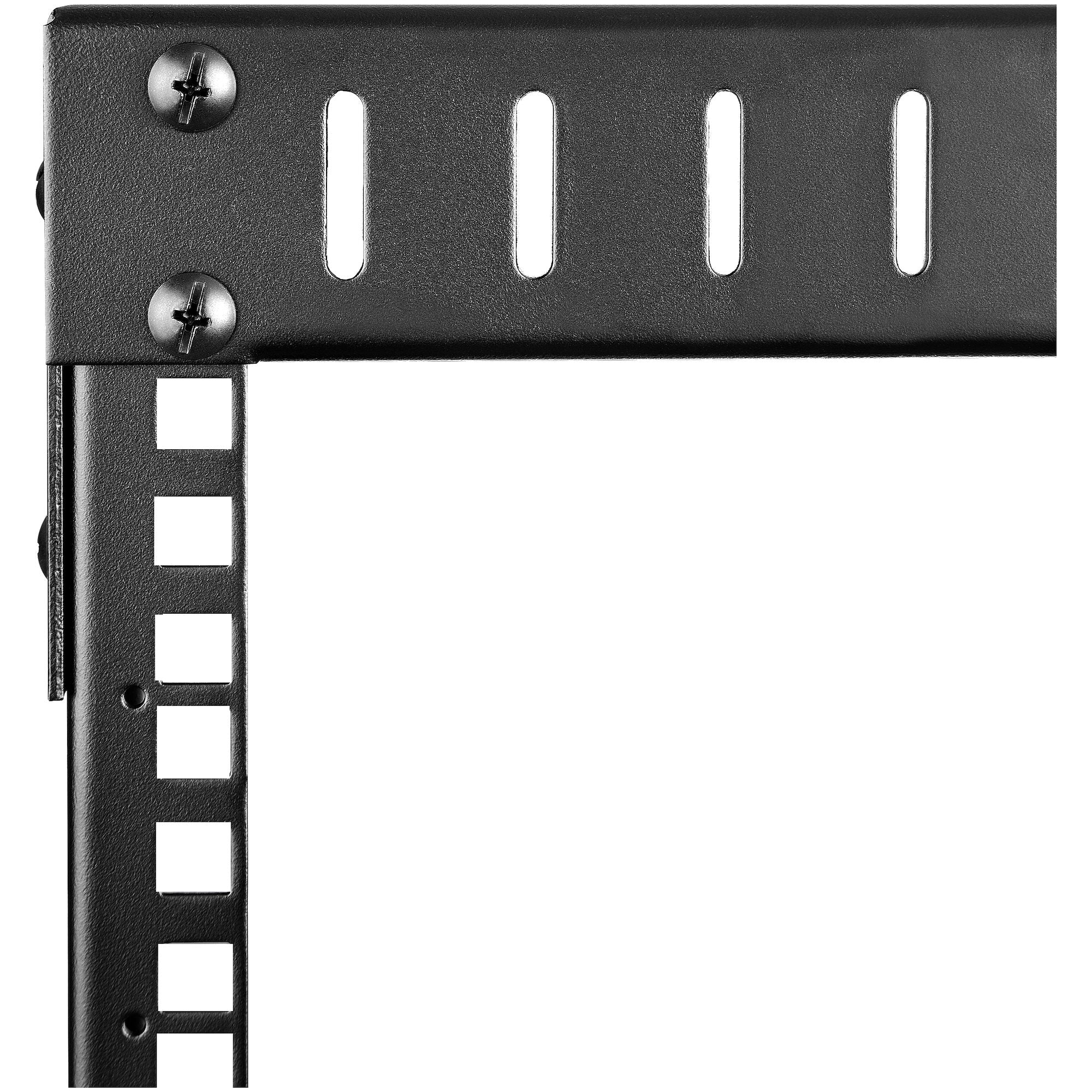 StarTech.com Rack Réseau Mural 8U à 2 Montants, Rack Serveur 19" à Cadre Ouvert avec Profondeur Ajustable, Rack de Données Mural pour IT/AV/Panneau de Patch/ Equipement IT - Écrous et Vis de Fixation Inclus