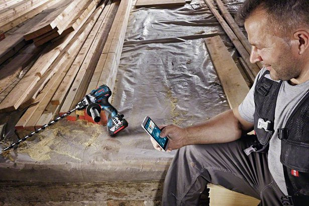 Bosch Bosch GSR 18V-110 C 2100 tr/min Sans clé 1,8 kg Noir, Bleu