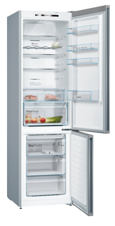 Bosch Bosch Serie 4 KGN39VIEB réfrigérateur-congélateur Pose libre 368 L Acier inoxydable