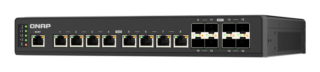 QNAP QSW-IM3216-8S8T commutateur réseau Géré L2 10G Ethernet (100/1000/10000) Noir - vue 2