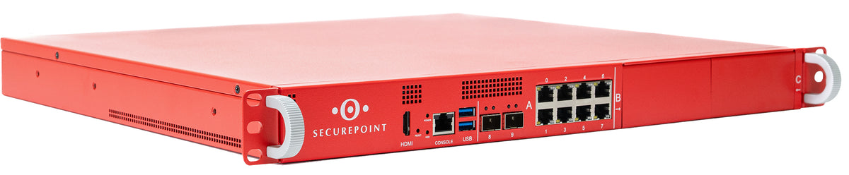 Pare-feu Matériel Securepoint RC2000RR G6 1U 91 Gbit/s
