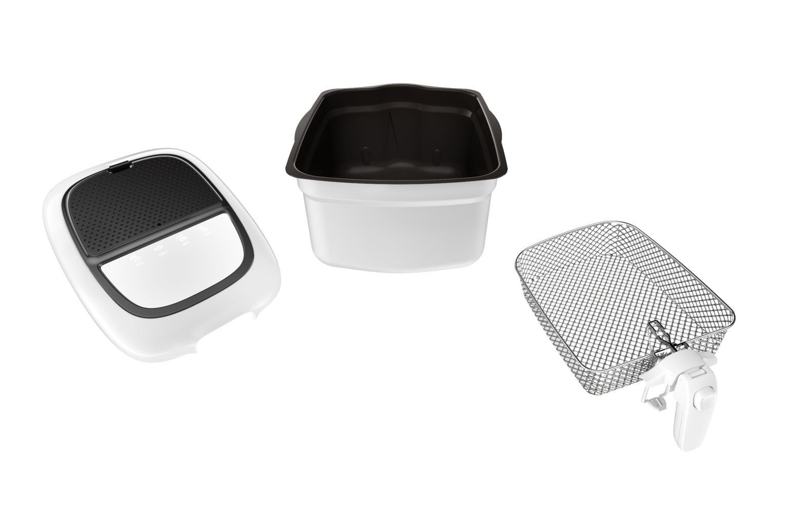 Tefal Super Uno FR3140 Friteuse Blanc