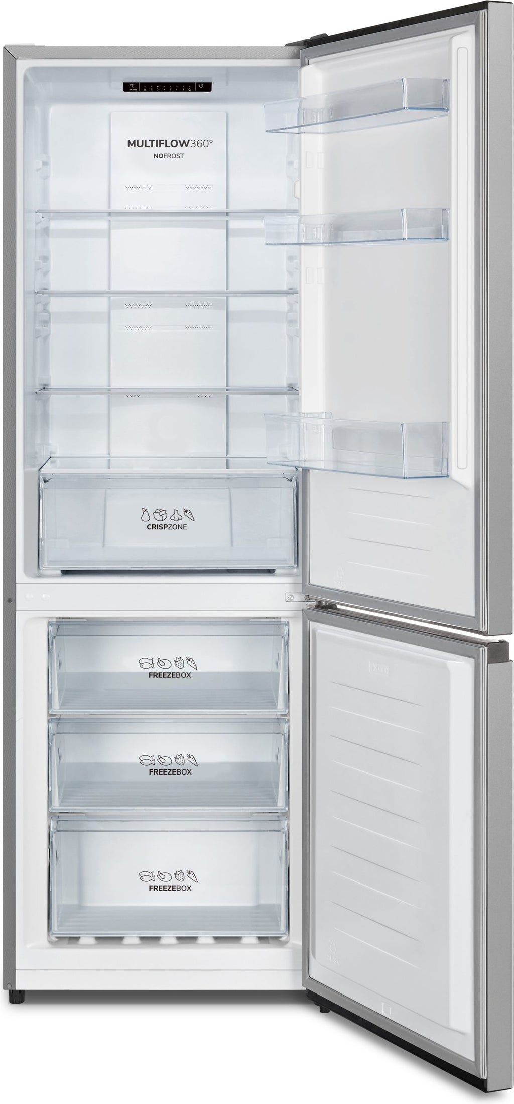 Gorenje NRK6182PS4 Pose libre 292 L Gris