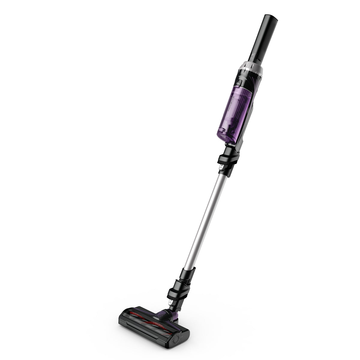 Rowenta RH1129 Aspirateur-balai 2 en 1 Batterie Sec Sans sac 0,4 L 100 W Violet, Aluminium
