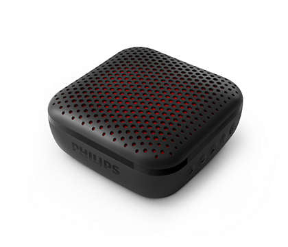 Philips TAS2505B/00 haut-parleur portable et de fête Enceinte portable mono Noir 3 W