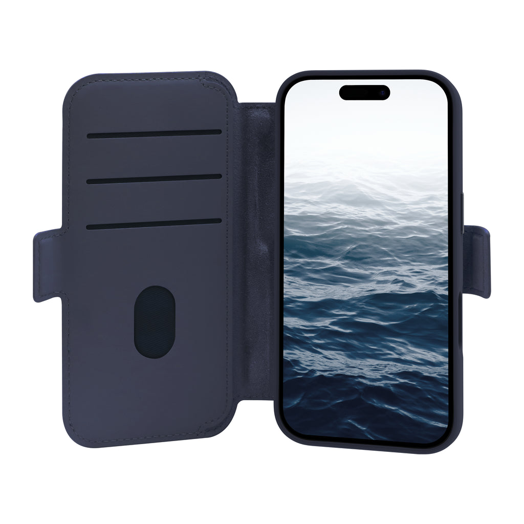 Coque de Protection Folio Lynge MS ICON pour iPhone 17, Bleu