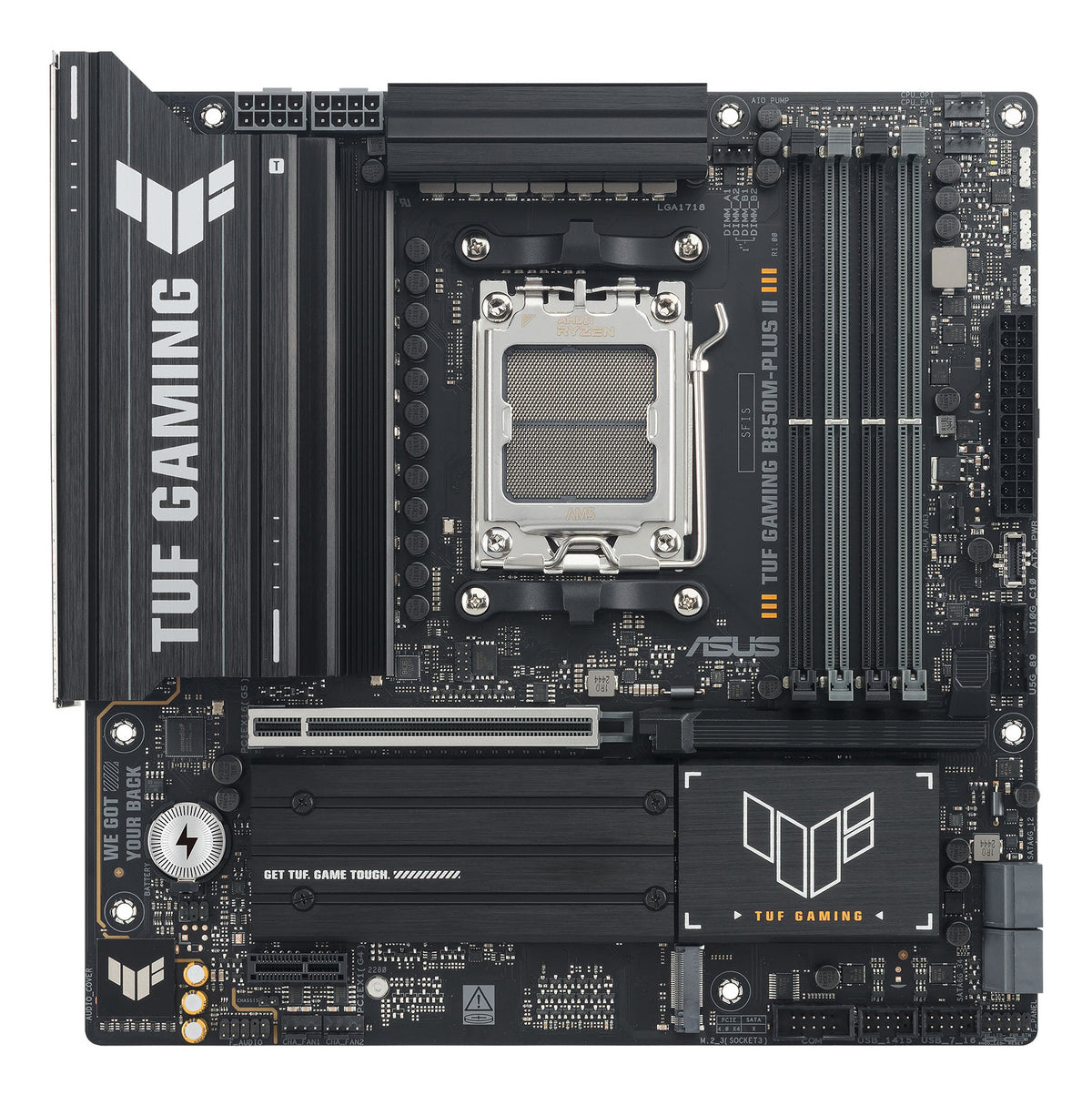 ASUS TUF GAMING B850M-PLUS II AMD B850 Emplacement AM5 micro ATX