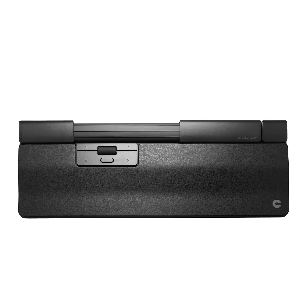 SliderMouse Pro Souris avec Repose-poignets Étendu en Cuir Végan Sans Fil